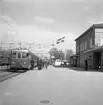 Statens Järnvägar, SJ Xo6p-motorvagn med tåg 1446, Stationen i Norrtälje.