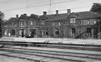 Svalöv station. Banan elektrifierades 1934.