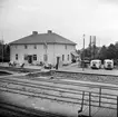 Stationsbyggnad.