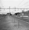 Stationen öppnades 1879. Stationshuset var då ett tvåvånings trähus med bostadslägenhet i övervåningen. 1917 byggdes ett nytt stationshus. Bangården har byggts om flera gånger. Elektriskt ställverk 1938.