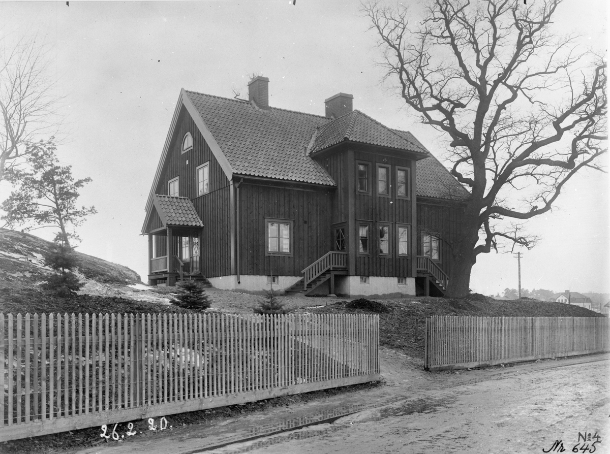 Boställshus för Stins o Förste stationsskrivare.