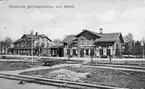 Station och hotell. Stationen öppnad 1878. Upphördes på 1970-talet.