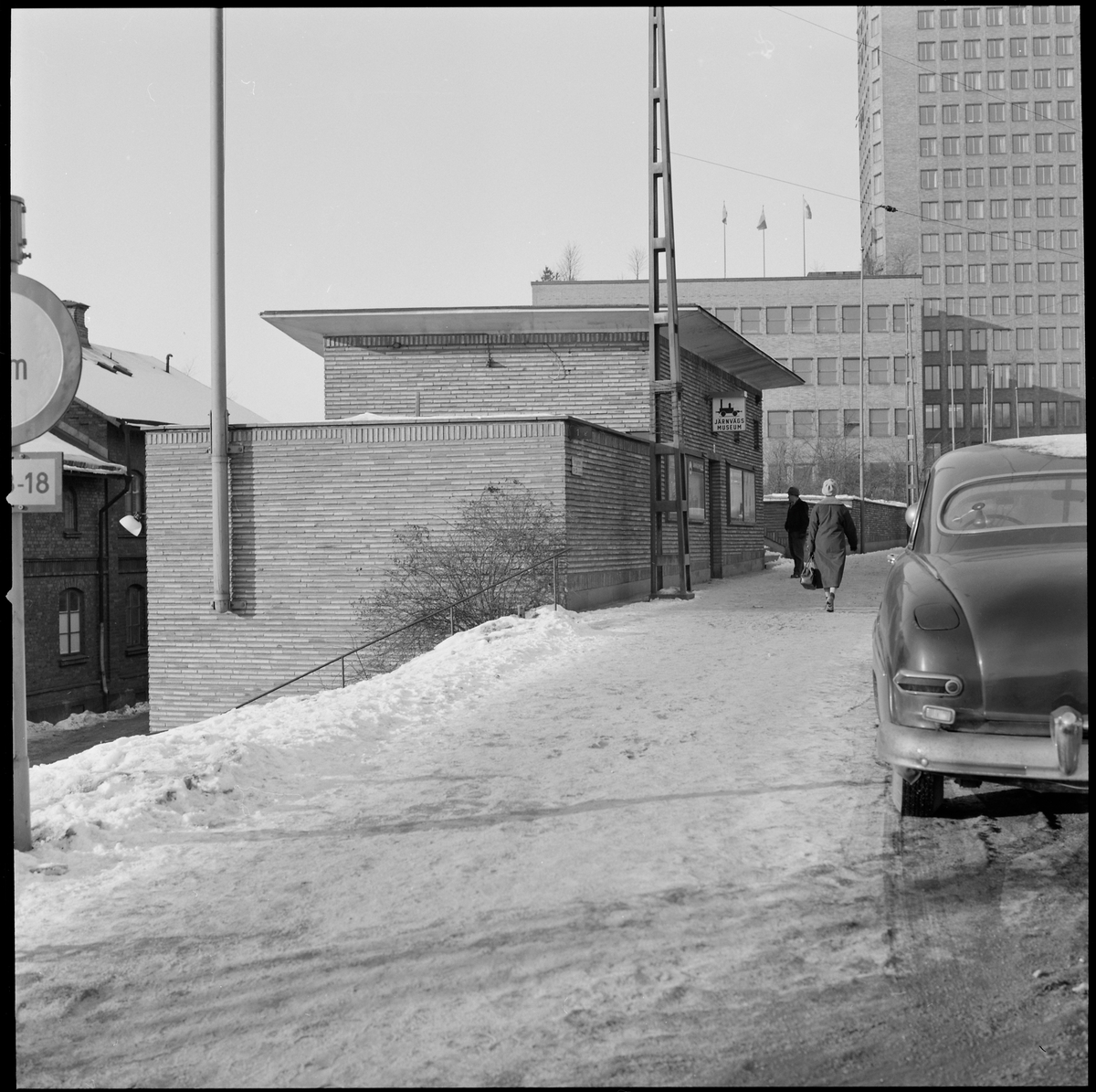 Järnvägsmuseums lokaler på Torsgatan, Stockholm.