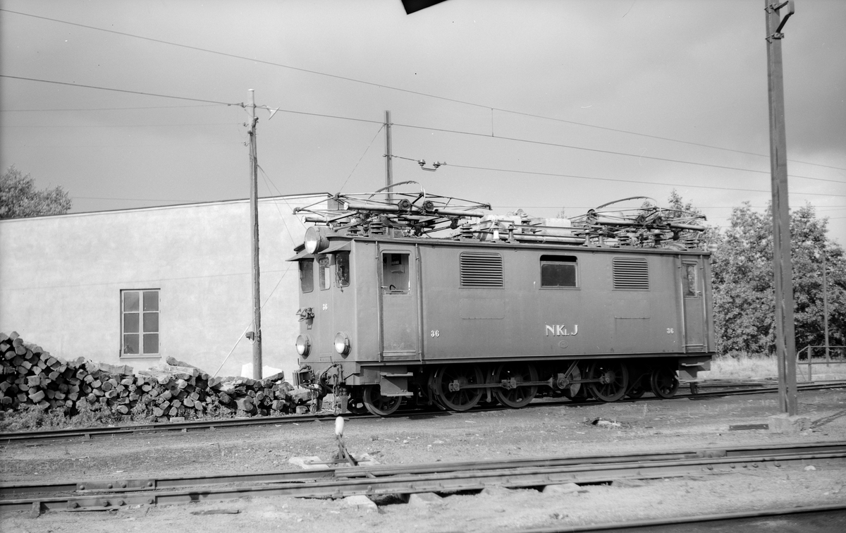 Nordmark - Klarälvens Järnvägar, NKlJ ellok 36.