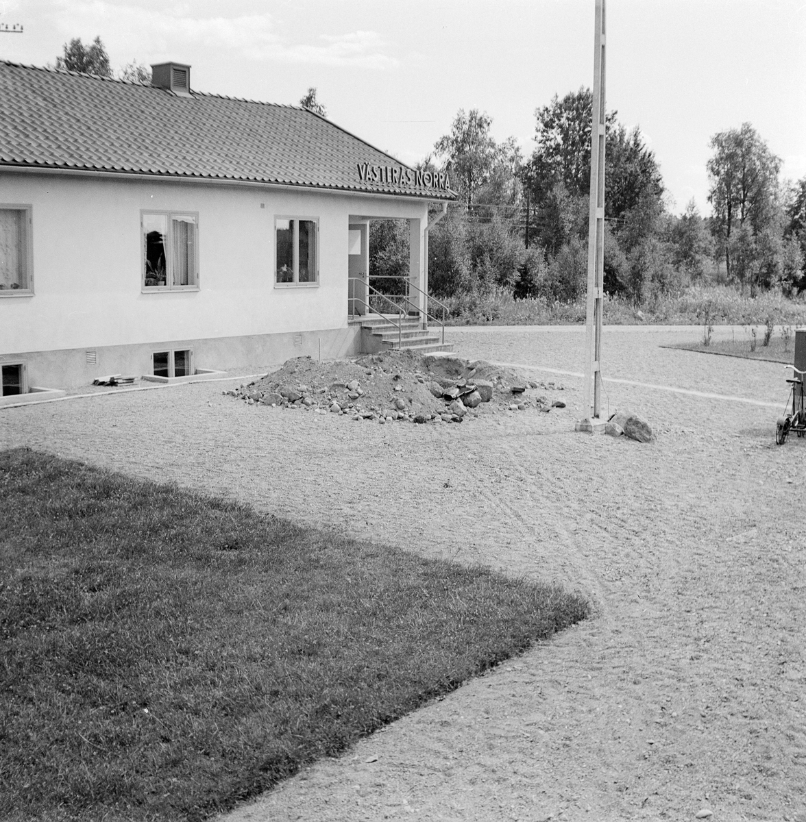Västerås norra station. Hållplats byggd 1944.