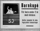 Statens Järnvägar, SJ Bl 512. Barnkupé, för barn under 2 år med vårdare.