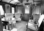 Statens Järnvägar, SJ Ao3 1246. Salong i personvagnen för internationell trafik.