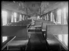 statens Järnvägar, SJ tåghem. Sällskapsrum, interiör från någon av vagnarna SJ Co7 1272 eller 1274.
TT