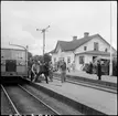 HBJ Yo med gengasaggregat.
Lidhult station anlagd 1889.