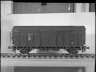 Modell av godsvagn SJ Ge 47023.