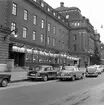 Utanför resturangen vid Stockholms Central.