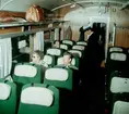 Statens Järnvägar, SJ Yoa2, tåg på linjen, interiör 1-2 klass