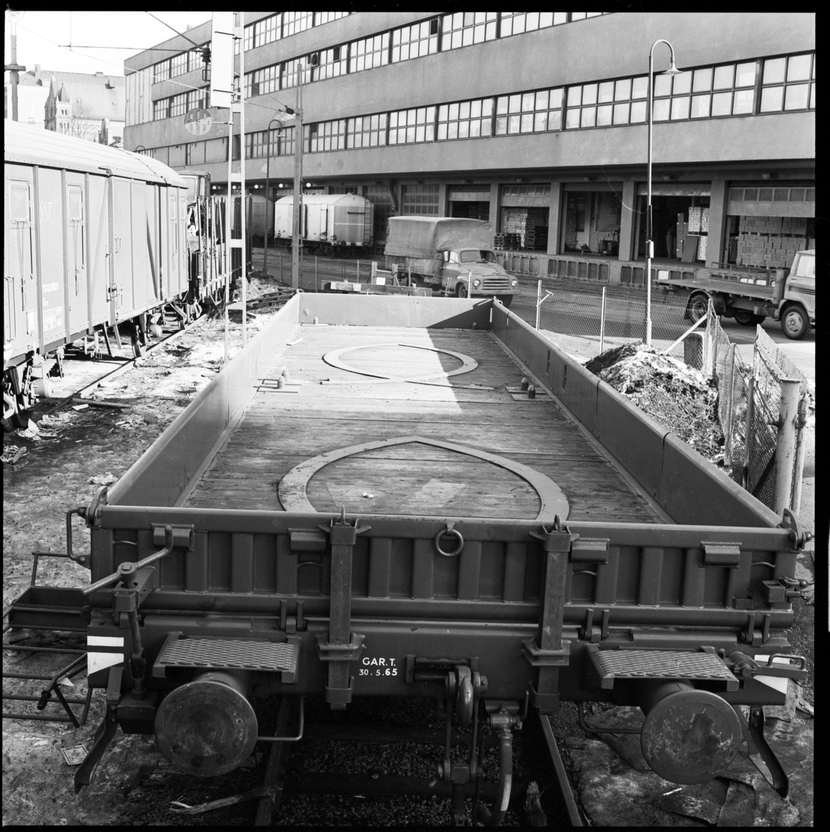 Godsvagnar i Solna