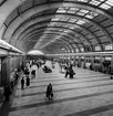 Stockholm Central, väntsalen. Fotot taget från trappan inorra delen av väntsalen.