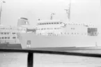 Tågfärjan M/S Götaland. Byggdes av A/S Nakskov Skibsværft, Nakskov, Danmark. Systerfartyg M/S Svealand. Levererades 1973-04-18 till Statens Järnvägar, SJ, Trelleborg för att trafikera leden Trelleborg - Sassnitz