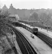 Statens järnvägar SJ X1 3096.
Karlbergs station, bangårdsombyggn. Karlberg o tunneln, el-arbete