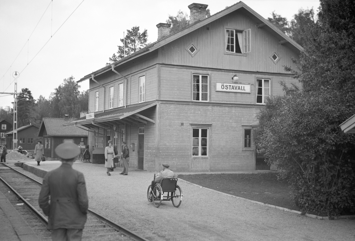 Östavalls järnvägsstation.