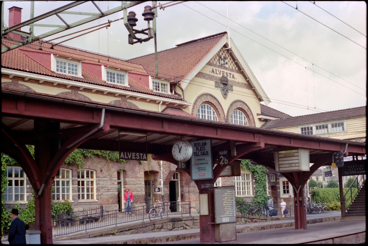Alvesta järnvägsstation.