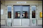 Ingång till väntsalen på Östersund centralstation.