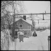 Snöröjning på Nylands station.