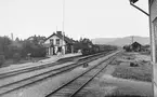 Lörstrand station, B lok m. tåg.