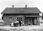 Trelleborg - Rydsgårds Järnväg, TRJ, Vallby station. till höger är väntsalen.