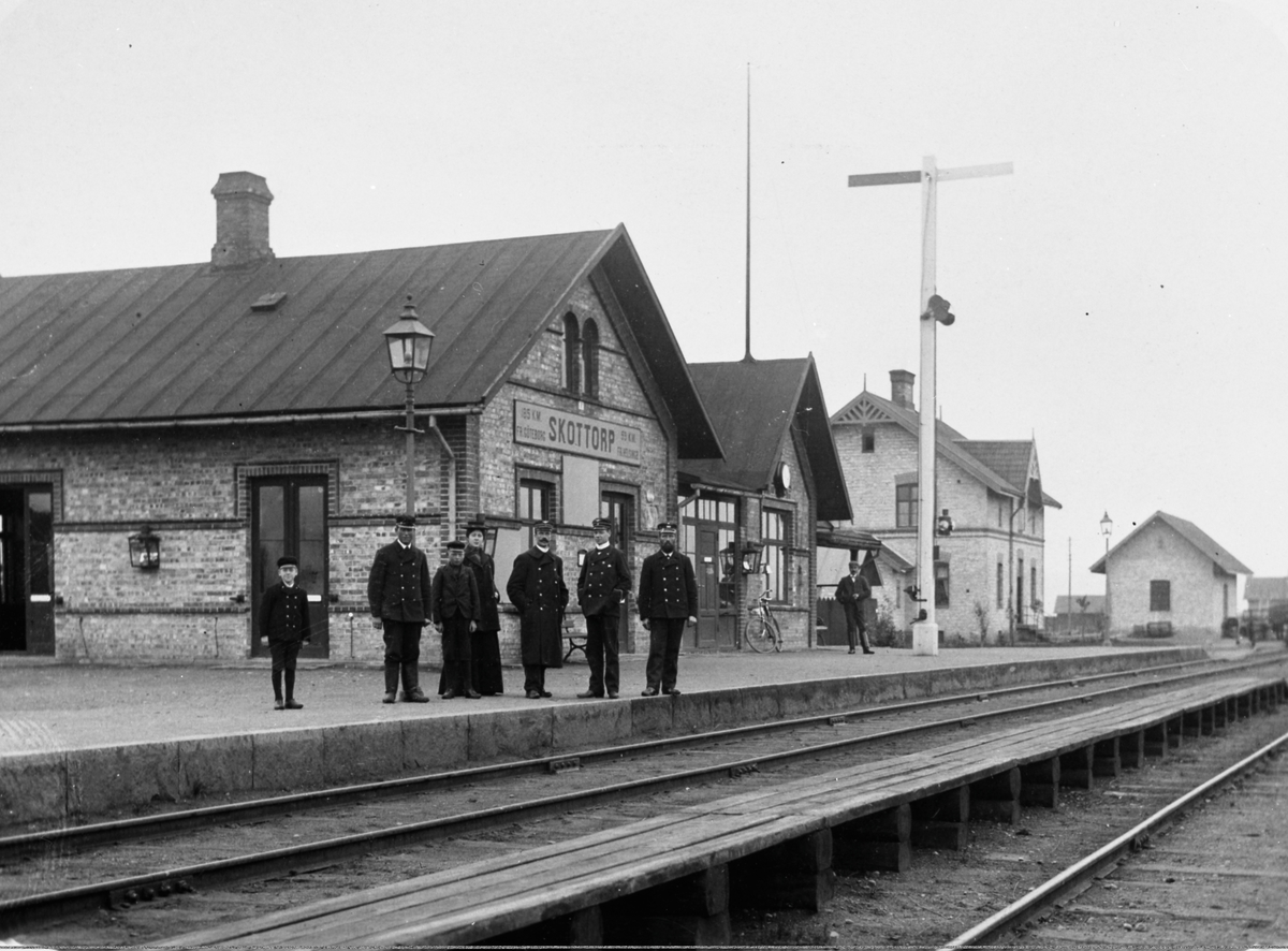 Skåne - Hallands Järnväg, SHJ, Skottorp station.