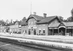 Ludvika järnvägsstation och järnvägshotell.