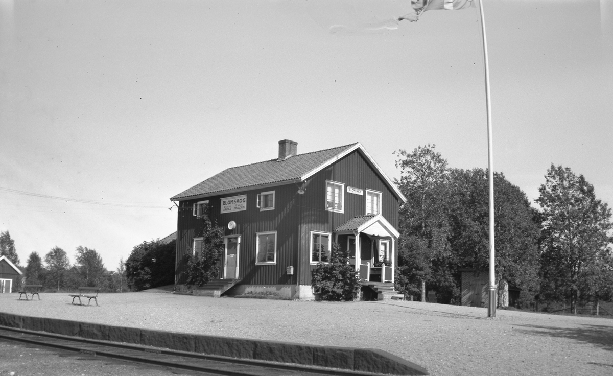 Blomskog stationshus.