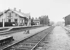 Dalskog stationshus och bangård.