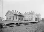 Fjugesta var den största stationen längs Svartåbanan vid den här tiden