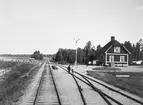 Röl-Smedsta stationshus och bangård.