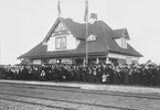 Dala Järna station      Invigning ?
Hette tidigare UPPSÄLJE. SWB. Stationshuset uppfördes 1902. Några större ombyggnadsarbeten har sedan dess ej ägt rum .
SWB ,Stockholm - Västerås - Bergslagens Järnväg