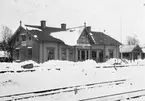 Det gamla stationshuset i Bäckefors.