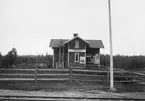 Svartbäcken järnvägsstation.