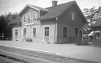 Vadstena järnvägsstation.