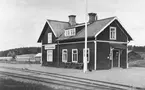 Häradshammar järnvägsstation.