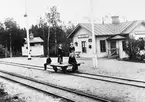 Totebo järnvägsstation.