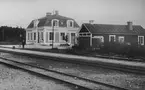 Bromölla station öppnad 1874. Stationshuset på bilden är byggt 1908.