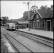 Halmstad-Bolmens Järnväg, HBJ motorvagn vid Ryaberg station.