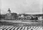 Åsheda station. Växjö Åseda Hultsfreds Järnväg, VÅHJ lok 2 