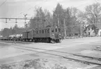 Statens Järnvägar SJ Dg 109 med godståg i Kumla mot Hallsberg.