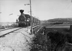 Göteborg - Hallandsbananan, GHB lok 4 med invigningståg på viadukt