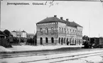 Halmstad - Nässjö Järnvägs ånglok, HNJ C 10 vid Gislaved station.