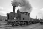 Trafik AB Grängesberg - Oxelösund Järnväg, TGOJ U 118, skrotad 1964.
Sliglastning vid Müller´s schakt