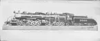 (Atchison, Topeka and Santa Fe Railway ) AT&SF lok 3000