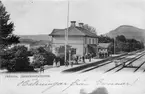 Järnvägsstation i Fränsta.