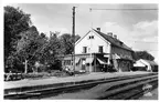 Järnvägsstationen i Gimo.