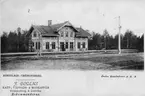 Järnvägsstationen Bergslags Grängesberg.