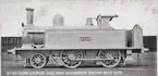 The London & North Western Railway, LNWR lok 2000. 2-4-0 Tank Class.